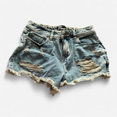 Verwischte Jeans-Shorts