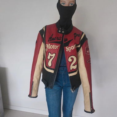 Giacca moto uomo