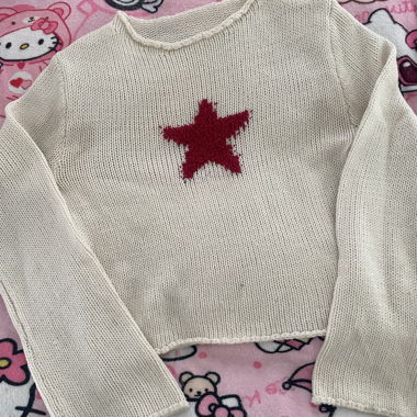 maglia a maniche lunghe calda aesthetic