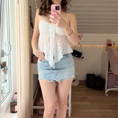 Mini-Jeansrock von Zara