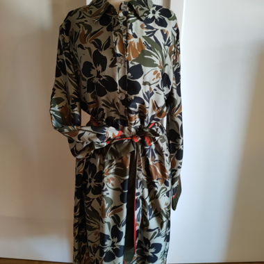 Abito camicia stampato