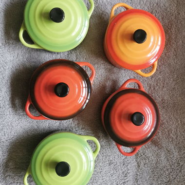 5 Mini Cocottes for baking or suffles