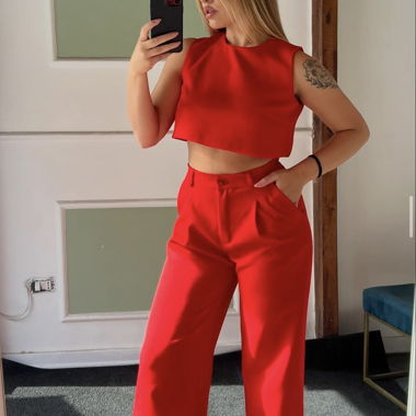 Ensemble rouge M