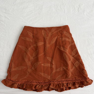 Orange Short Skirt