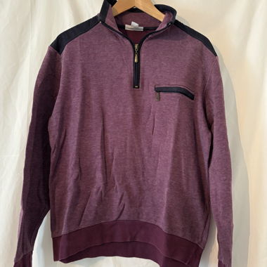 Retro-Pullover mit Reissverschluss