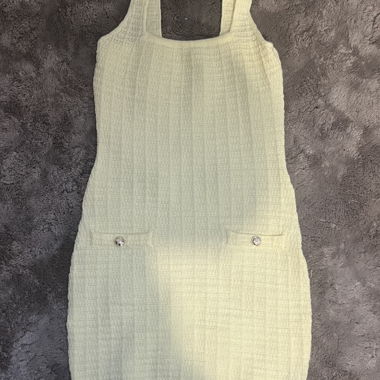 Robe sans manches en maille
