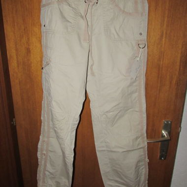Pantalon cargo beige