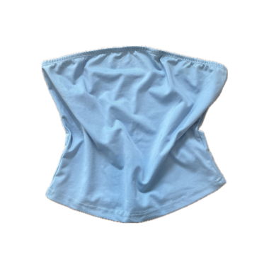 Top a fascia blu