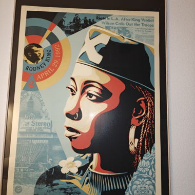 OBEY Shepard Fairey, signiertes Kunstdruck-Poster