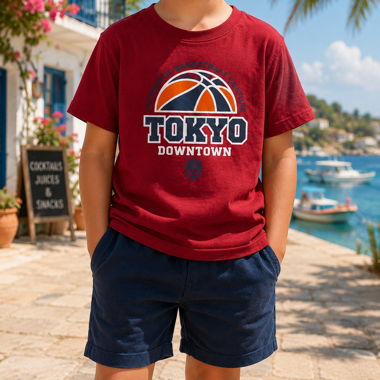 Kinder-T-Shirt Tokyo Downtown