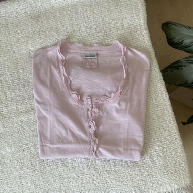 Pink Frilly Top