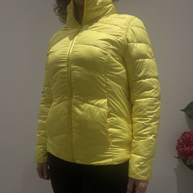 gelbe Winterjacke S/M
