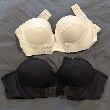 Set di 2 reggiseni senza spalline taglia 75B