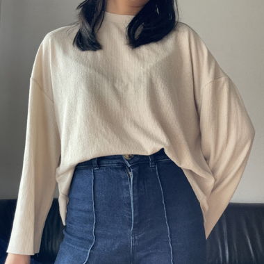topshop beige / creme pullover