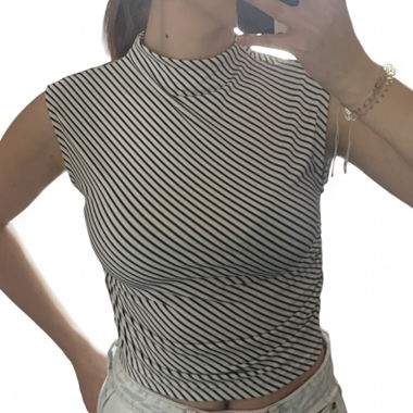 Gestreiftes ärmelloses Top- H&M