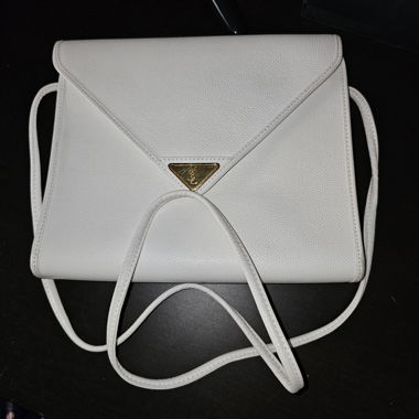 YSL Vintage Weiss Tasche - Zeitlose Eleganz