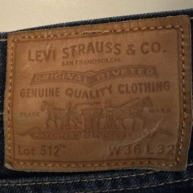 Levi’s 512 Herren-Jeans W36 L32 dunkelblau
