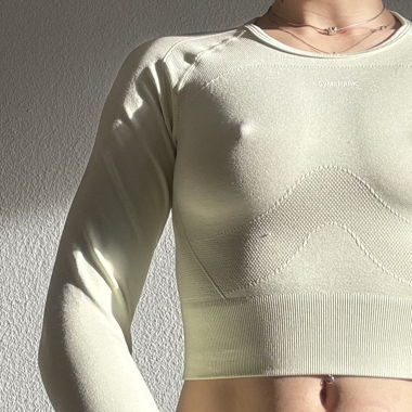 Gymshark Longsleeve Openback Top