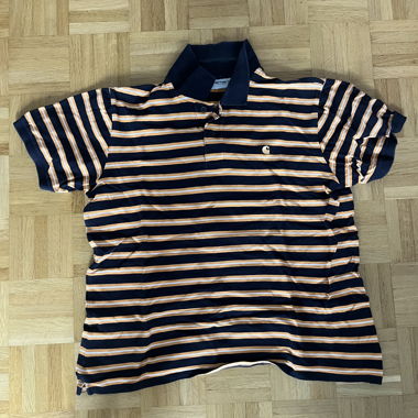 Carhartt WIP Striped Polo Shirt Size M