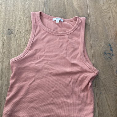 Top rosa pallido