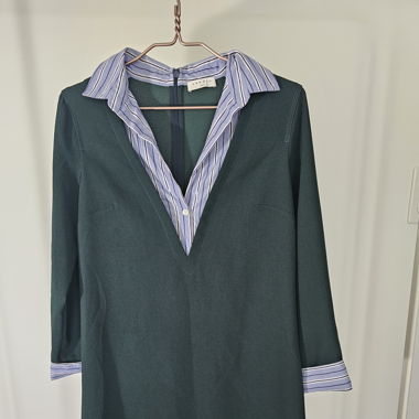 Sandro Kleid mit integrierter Bluse 
