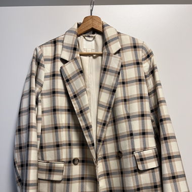 Karierter Blazer