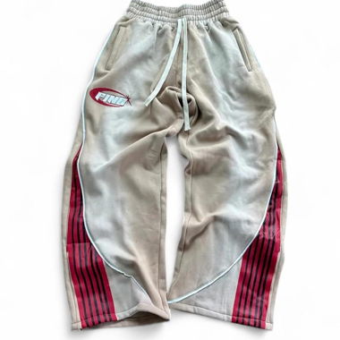 Y2k Fine Creme/Red Sweatpants