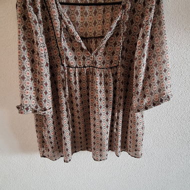 Blouse fluide imprimée