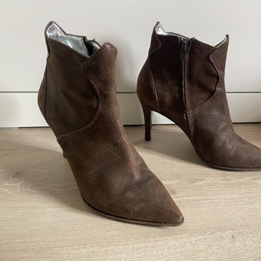 Boots daim marron 