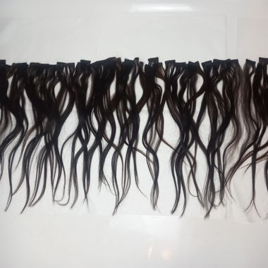 Extensions de cheveux naturels  à bandes adhésives