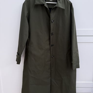 Mango wasserabweisender Mantel khaki S
