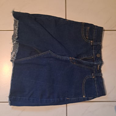 Castro distressed Jeansrock blau, Grösse EU 32