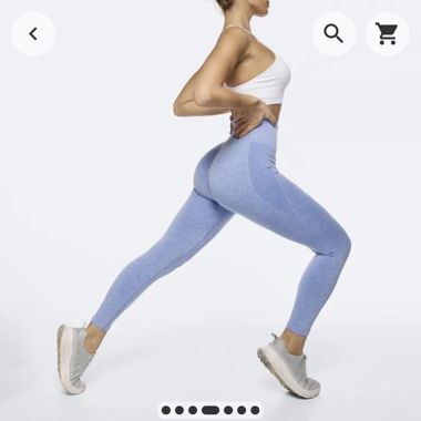 HIGH WAIST LEGGINS - BLUE