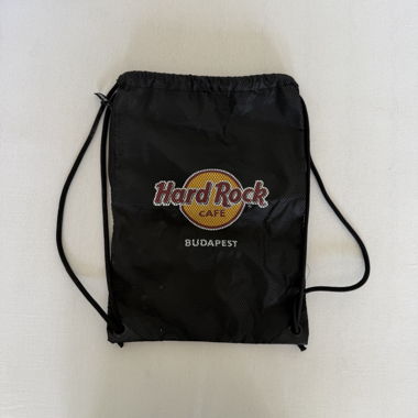 vintage Hard Rock Cafe Drawstring Bag