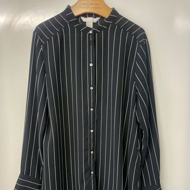 Bluse schwarz/ weiss gestreift M