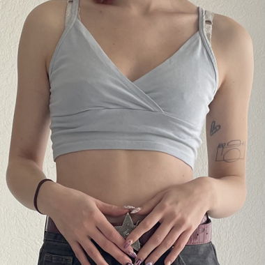 hellblaues Tanktop
