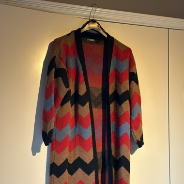 Strickjacke lang