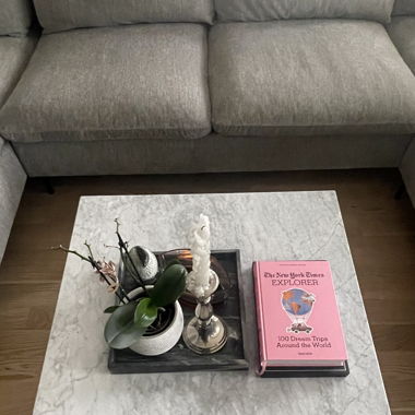 Marble coffee table