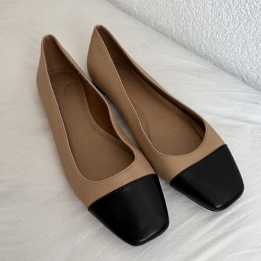 Bicolor Ballet Flats