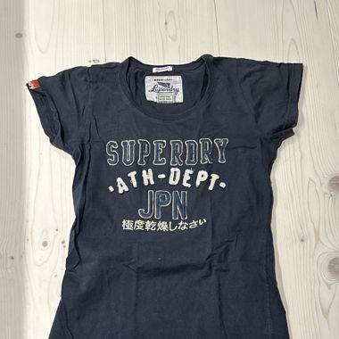 T-Shirt Superdry blau