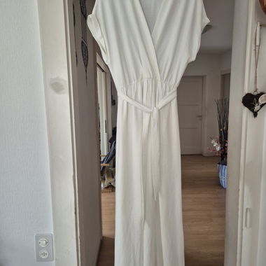Robe blanche fluide Grace et Mila