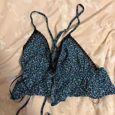 Bershka floral top
