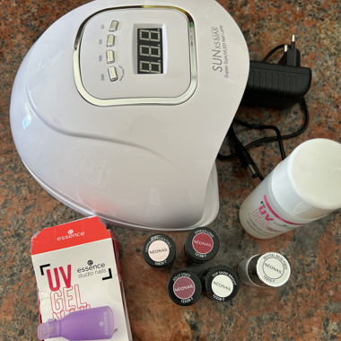 UV Nail Gel Set with Lamp