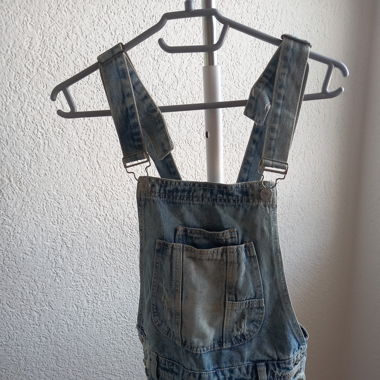 Denim dungarees