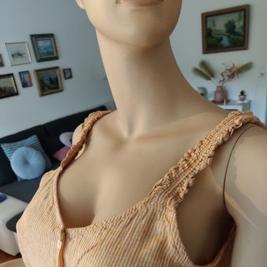 Tom Tailor Tanktop – Leinen-Viskose-Mix