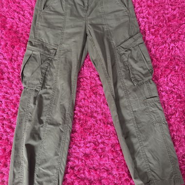 Grey Cargo Pants