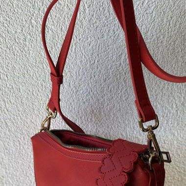 Sac à main rouge 