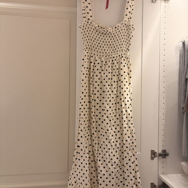 Robe midi d'été à pois ZARA