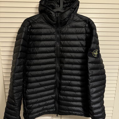 Veste tissée Stone Island Black Loom , taille L