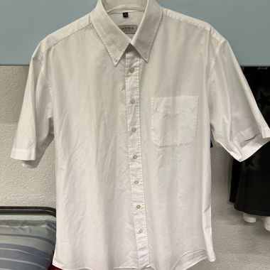 Camicia bianca C&A a maniche corte